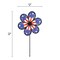 In the Breeze 2632 — 12-inch Patriot Star Flower Spinner, Garden Wind Spinner